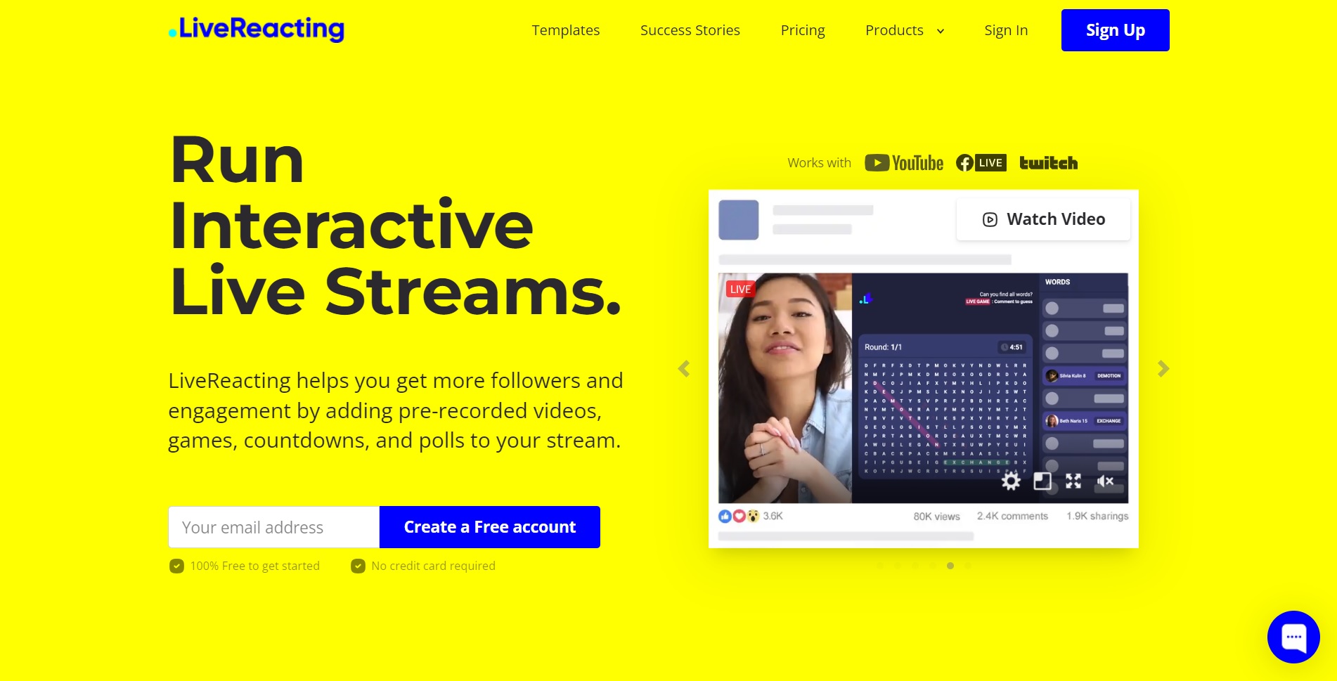 LiveReacting logo