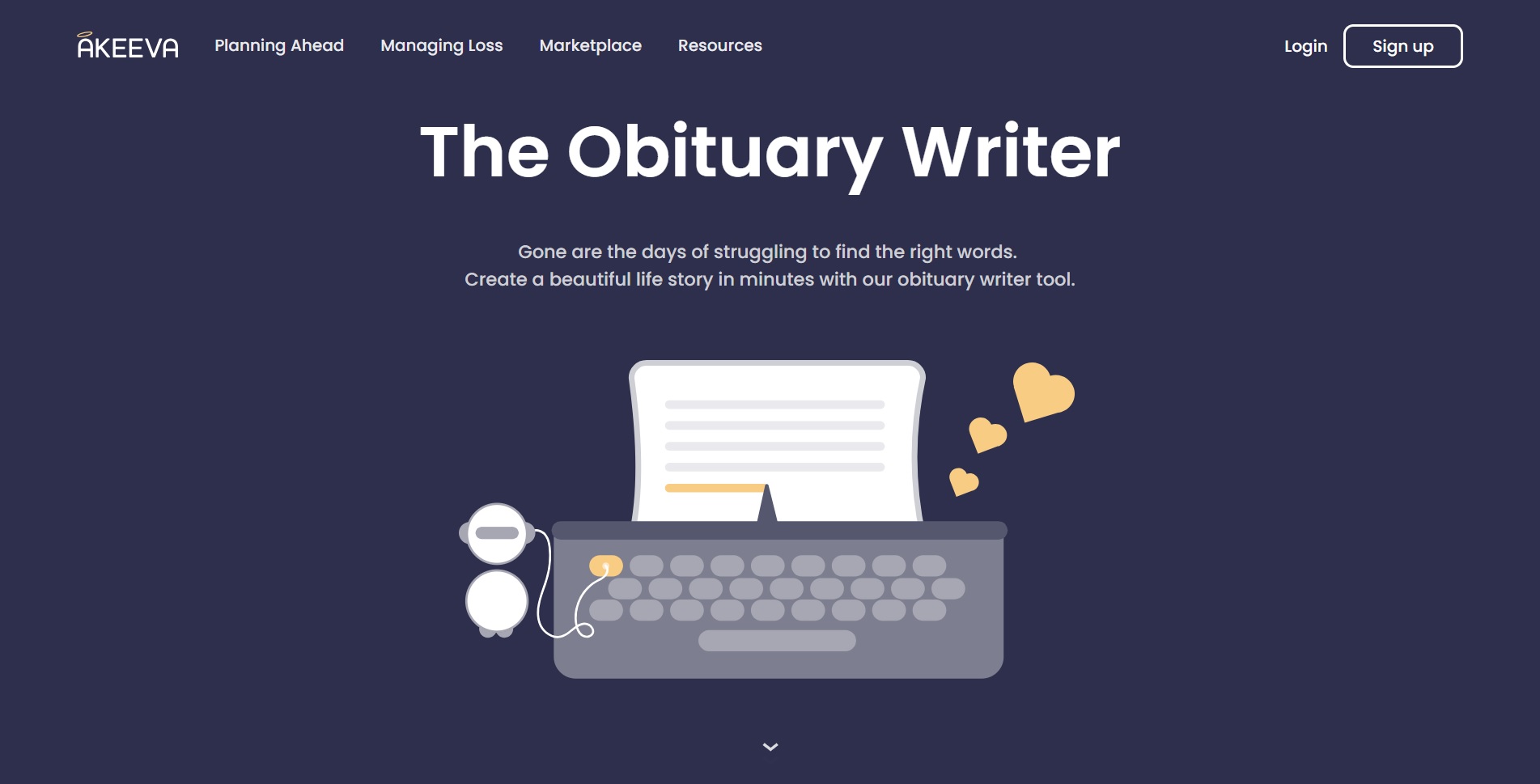Obituary Writer logo