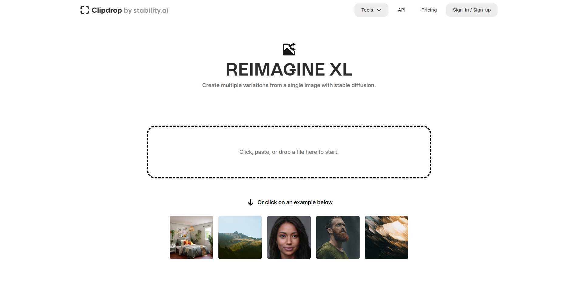 Stable Diffusion Reimagine logo