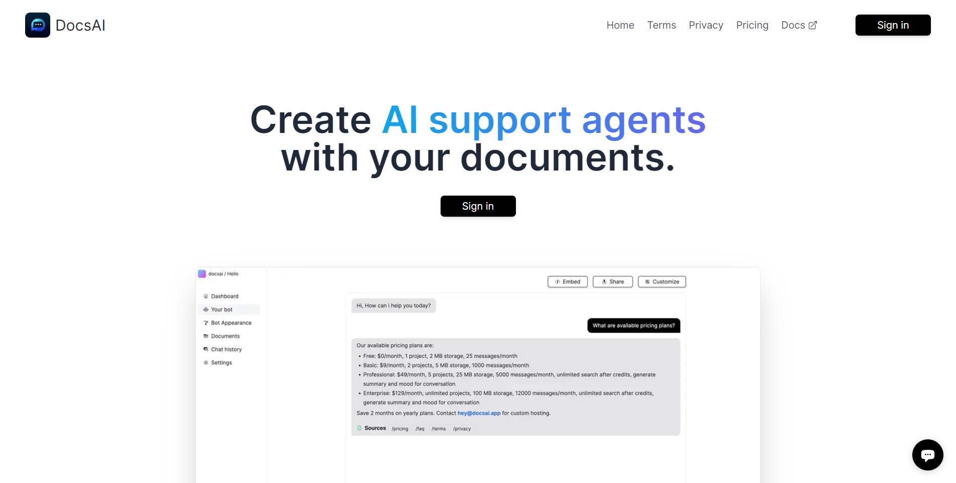 Docs AI logo