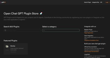 Open Chat GPT Plugin Store