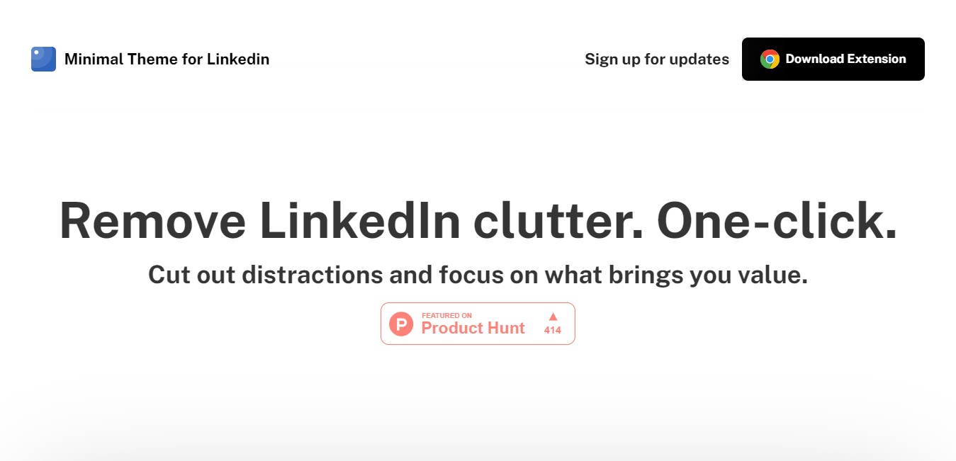 Minimal Theme for LinkedIn logo