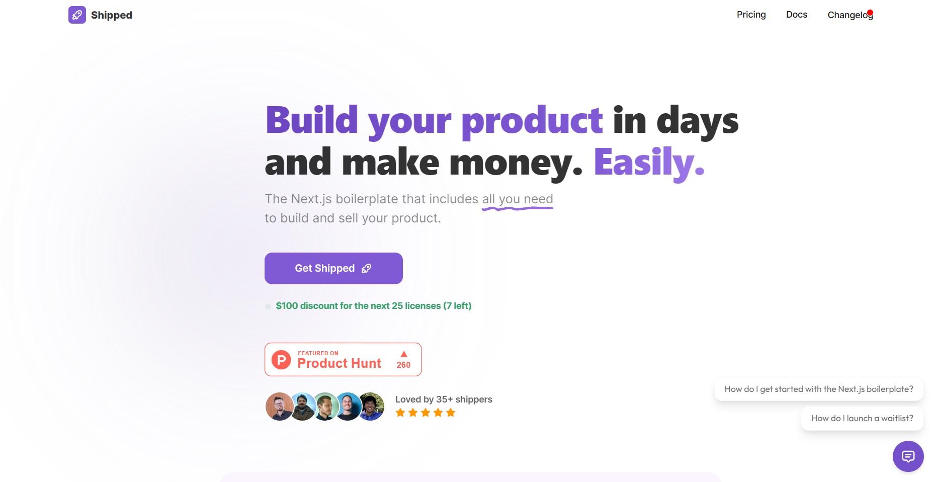 Shipped logo