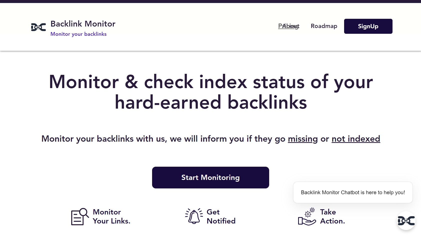 Backlink Monitor logo