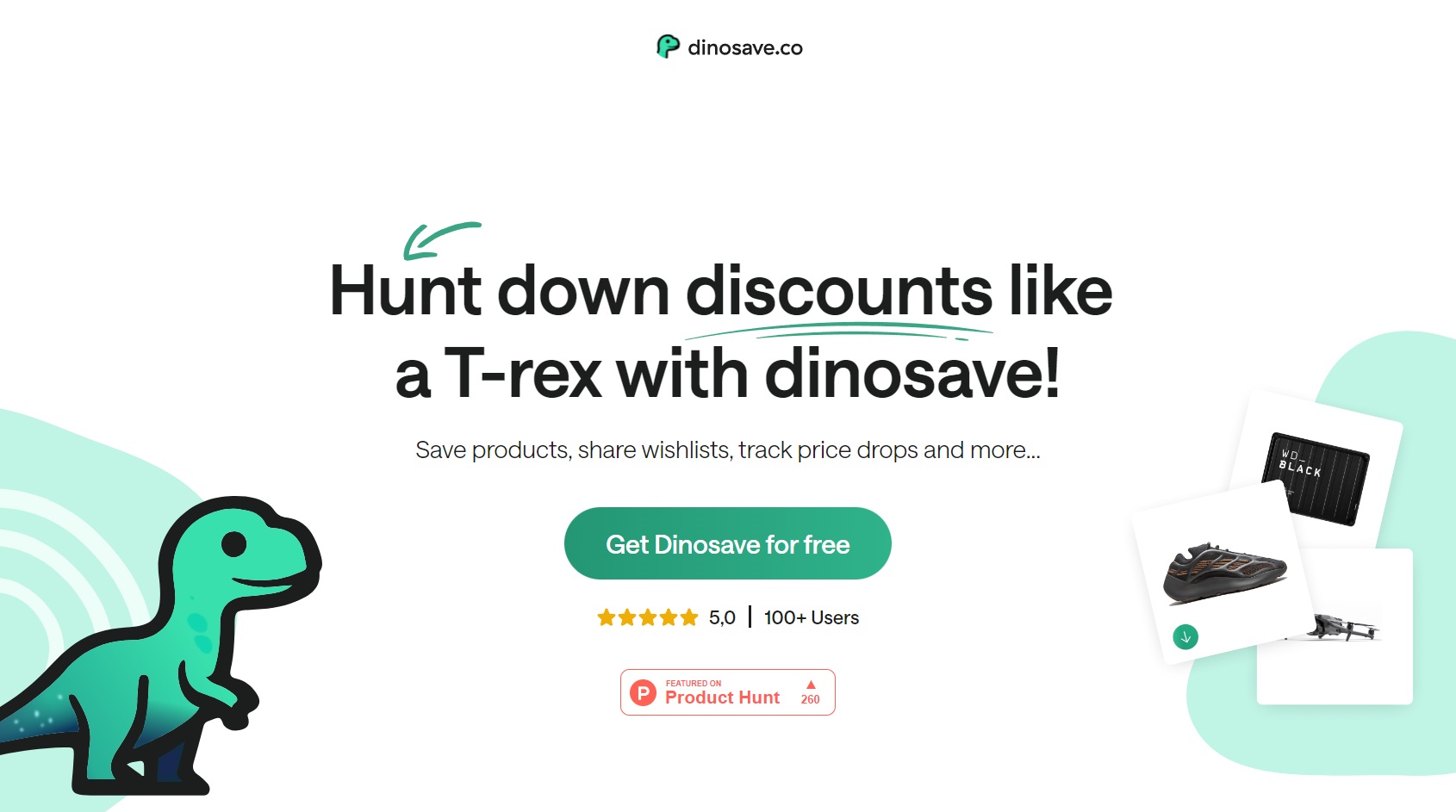 Dinosave logo