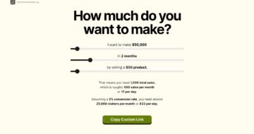 How Much to Make