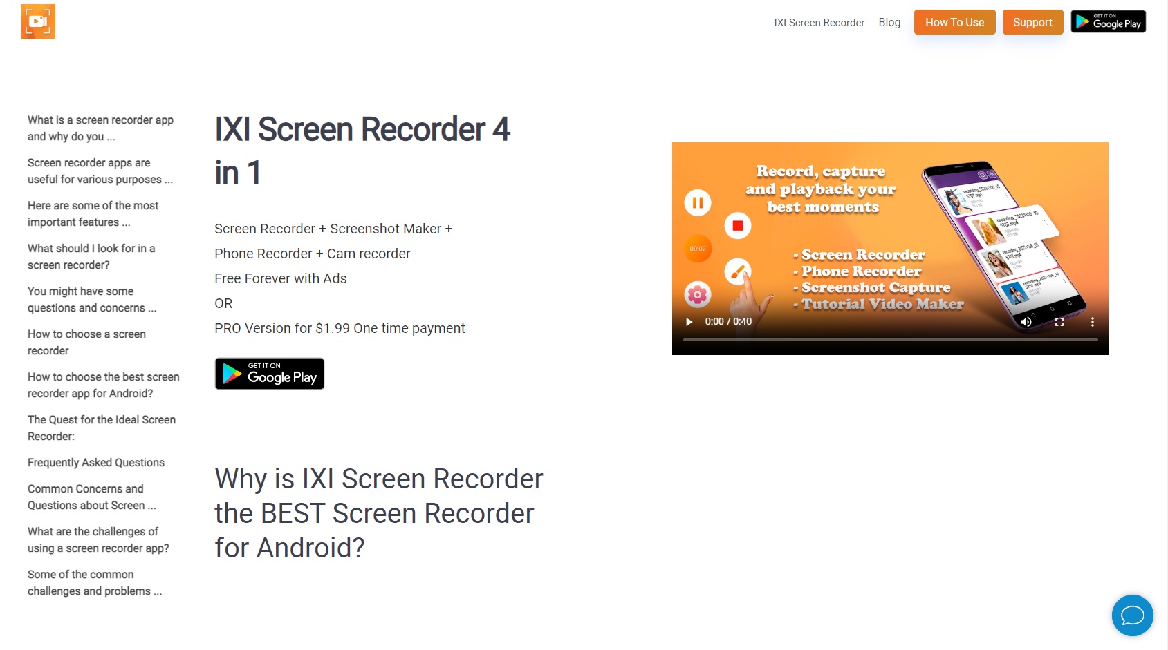 IXI Screen Recorder logo