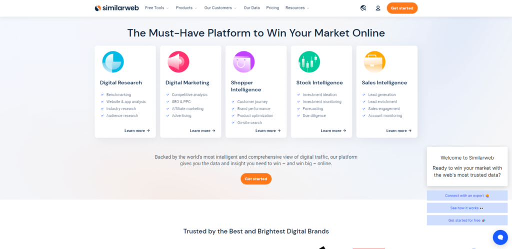 Similarweb features