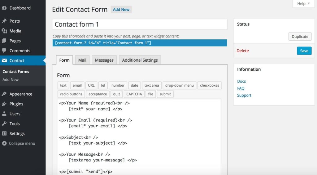Contact Form 7