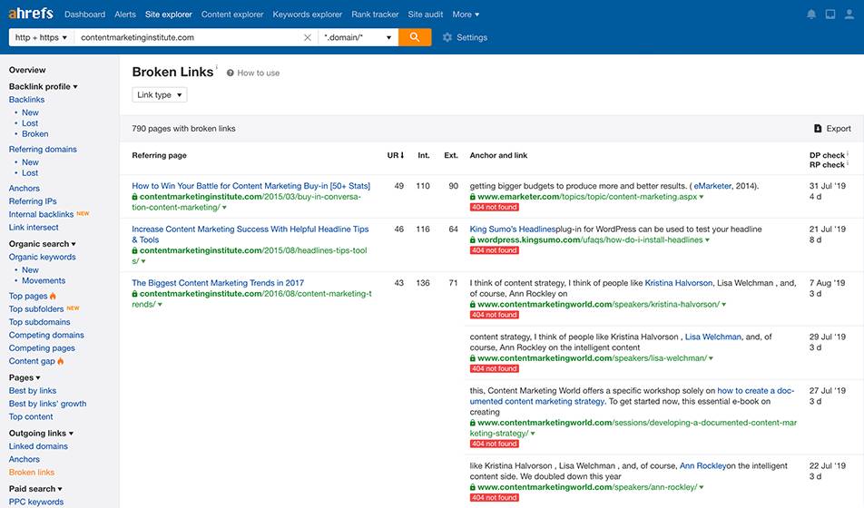 Broken Link Checker