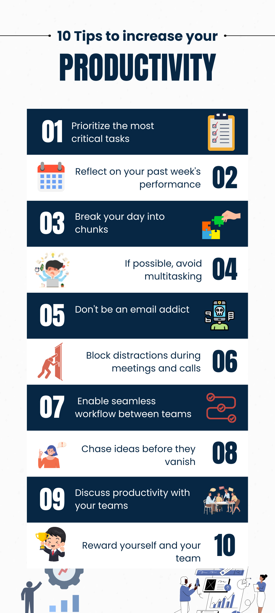 10 Tips for Productivity Increase and Growing Your Business (2025)