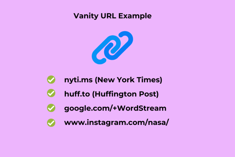 Create a Custom Vanity URL in 5 Steps (2023)