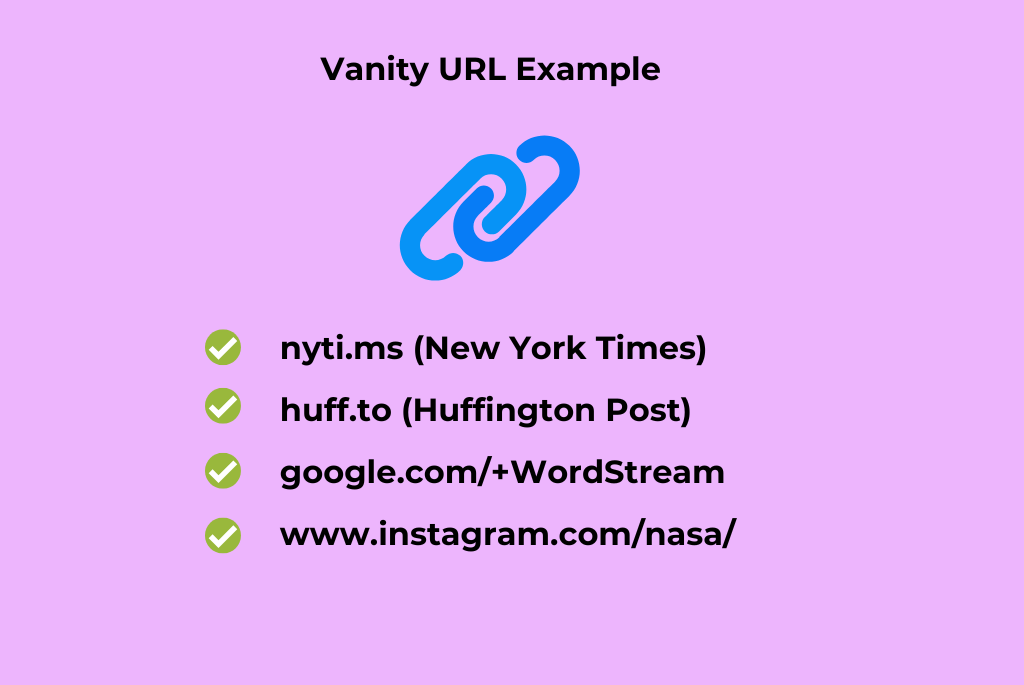 Vanity URL