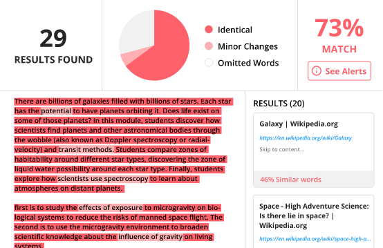 Plagiarism Checker