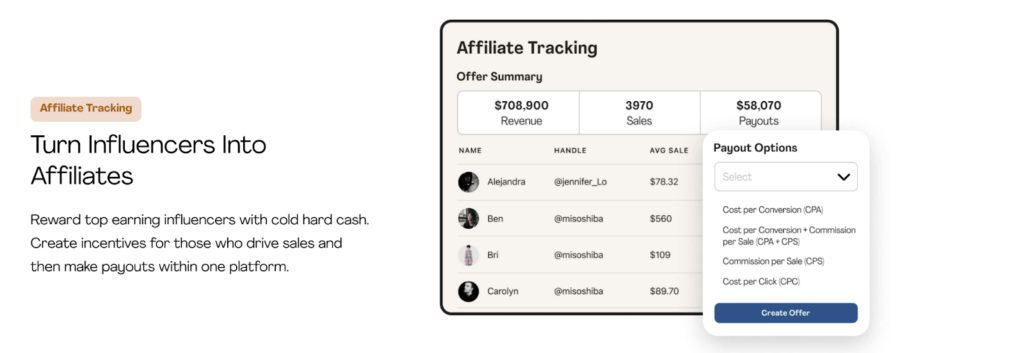 Affiliate Tracking