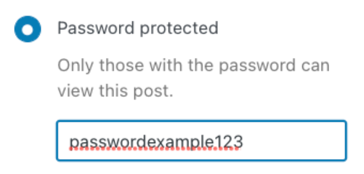 Choose The Password