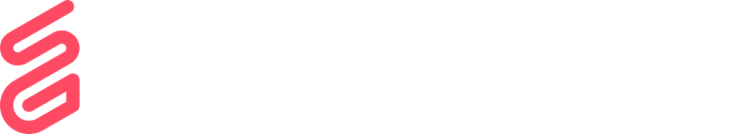 logo with transparent background and white text for SaaSGenius