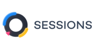 the logo for Sessions