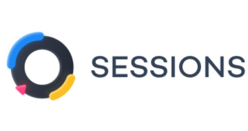 the logo for Sessions