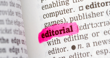 editorial in dictionary