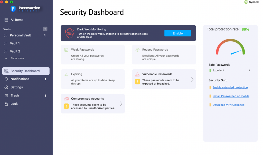 Security Dashboard